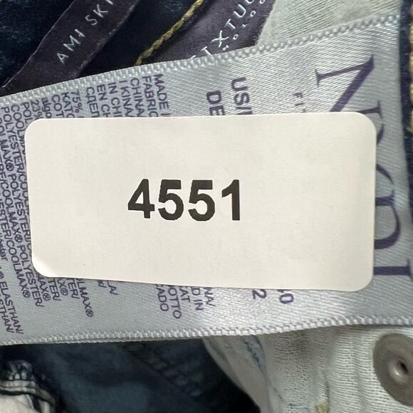 NYDJ Jeans Womens 8 Blue Ami Ankle Skinny Lift Tuck Slimming Stretch Denim Soft - Picture 14 of 14